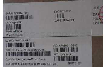 Lenovo 5CB1N97069 COVER Upper Case ASM_FRA L 83E7FP AG BL