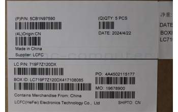 Lenovo 5CB1N97590 COVER Upper Case ASM_GER L 83E7ABNBL
