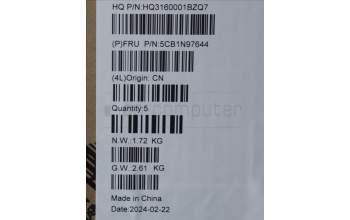 Lenovo 5CB1N97644 COVER UpperCaseASM HUN H83DJ NFP SG
