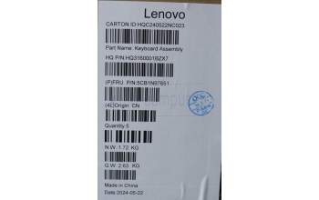 Lenovo 5CB1N97651 COVER UpperCaseASM RUS H83DJ NFP SG