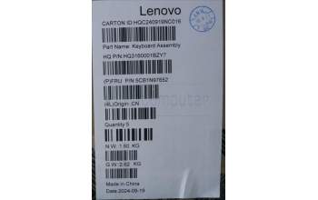 Lenovo 5CB1N97652 COVER UpperCaseASM SLV H83DJ NFP SG