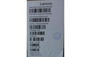 Lenovo 5CB1N97666 COVER UpperCaseASM FRA H83DJ NFP SG