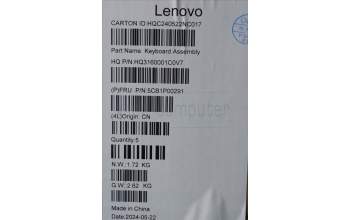Lenovo 5CB1P00291 COVER UpperCaseASM SLV H83DJ NFP TT