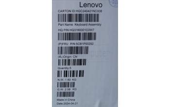 Lenovo 5CB1P00292 COVER UpperCaseASM SPA H83DJ NFP TT