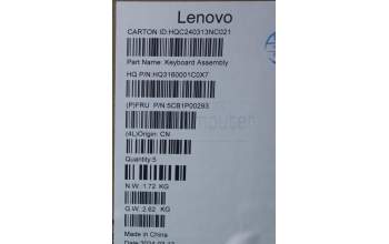 Lenovo 5CB1P00293 COVER UpperCaseASM SWS H83DJ NFP TT
