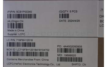 Lenovo 5CB1P00340 COVER Upper Case ASM_USA ENG L83AC LG