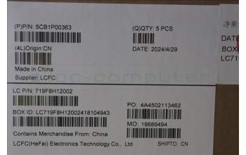 Lenovo 5CB1P00363 C-Cover with keyboard, Slovenian, Cosmic Blue, UK