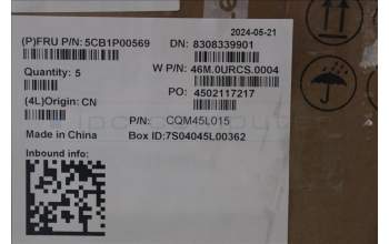 Lenovo 5CB1P00569 COVER Upper Case ASM_RUS W 21MX LG BL