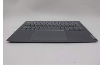 Lenovo 5CB1P00577 C-Cover with keyboard, German, Luna Grey, Backlight, UK
