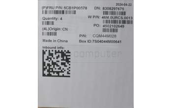 Lenovo 5CB1P00578 COVER Upper Case ASM_GRE W 21MX LG BL
