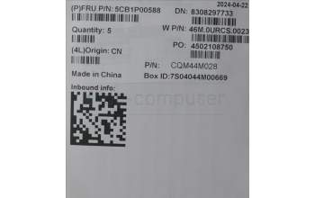 Lenovo 5CB1P00588 COVER Upper Case ASM_USA ENG W21MX LG BL