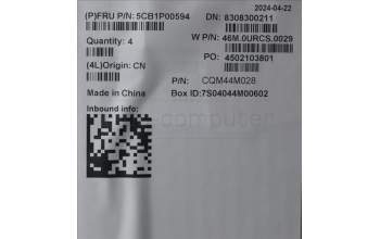 Lenovo 5CB1P00594 COVER Upper Case ASM_POR W 21MX LG BL
