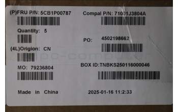 Lenovo 5CB1P00787 COVER UpperCase UKR C 83G1 VT NFP BL