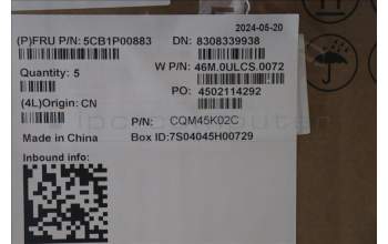 Lenovo 5CB1P00883 COVER Upper Case ASM_GER W21MR AG BL U