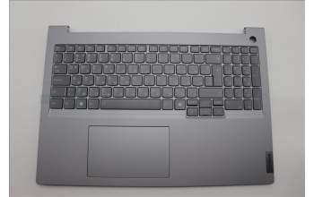 Lenovo 5CB1P00937 C-Cover with keyboard, Bulgarian, Arctic Grey, Backlight, UK
