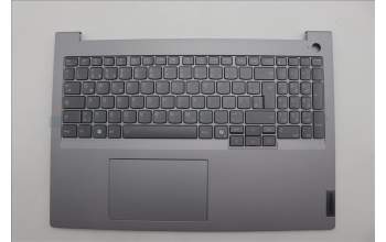 Lenovo 5CB1P01005 C-Cover with keyboard,German,Arctic Grey,Backlight