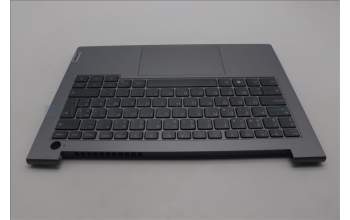Lenovo 5CB1P01119 C-Cover with keyboard, Belgian, Arctic Grey, Backlight, UK