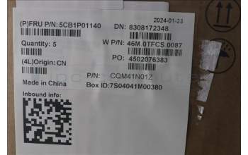 Lenovo 5CB1P01140 C-Cover with keyboard,Slovenian,Arctic Grey,Backlight