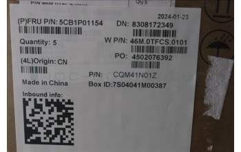 Lenovo 5CB1P01154 C-Cover with keyboard, English, Arctic Grey, Non-Backlight, US