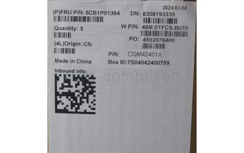 Lenovo 5CB1P01364 COVER Upper Case ASM_ENG W21KH AGBL H