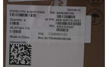 Lenovo 5CB1P27066 C-Cover with keyboard,Portuguese,Arctic Grey,Backlight