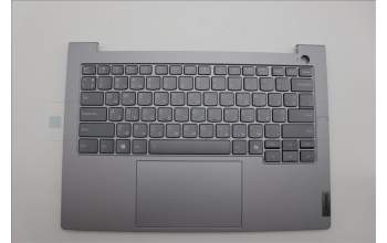 Lenovo 5CB1P27075 C-Cover with keyboard, Ukraine, Arctic Grey, Backlight, US