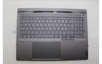 Lenovo 5CB1P31179 C-Cover with keyboard, Bulgarian, Storm Grey, w/Screw, UK