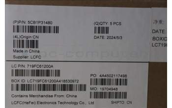 Lenovo 5CB1P31480 COVER Upper Case ASM_UKE L 21N5SG SCREW