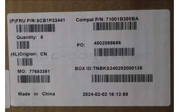 Lenovo 5CB1P33441 COVER UpperCase ENG C83DC FP CG BLAI AL