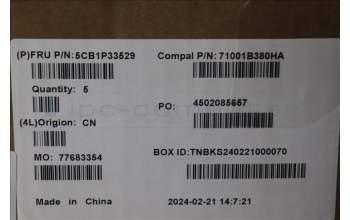Lenovo 5CB1P33529 COVER UpperCase BUL C83DC FP AB BLAI AL