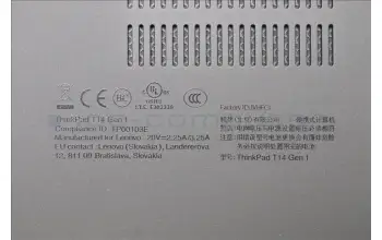 Lenovo 5CB1P35207 COVER Dcov_WWAN_SUB_ASSY anti-microbial