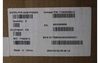 Lenovo 5CB1P43402 COVER Upper Case ASM_GER C 83DX BLWH