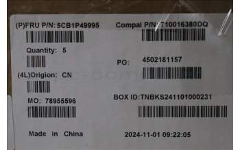 Lenovo 5CB1P49995 COVER UpperCase FRA C83DA FP AB NBLAI AL