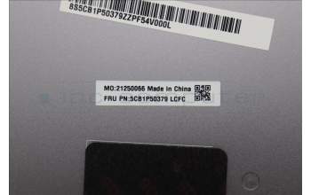 Lenovo 5CB1P50379 A-Cover, ME470, Grey, ASSY_IR_22T