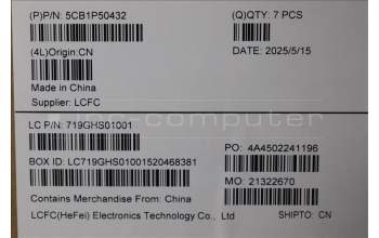 Lenovo 5CB1P50432 COVER FRU MT045_C_COVER_WLAN_BLACK_ASSY