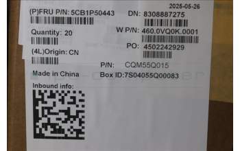 Lenovo 5CB1P50443 COVER FRU DCOVER,ASM,Plastic,WWAN,L14G6i