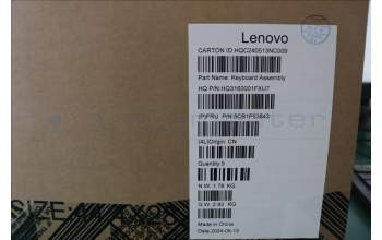 Lenovo 5CB1P53843 COVER UpperCaseASM FRA H83E2 LG PST DIS