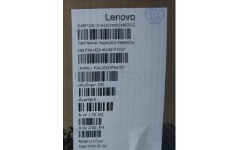 Lenovo 5CB1P54167 COVER UpperCaseASM TC H83E2 LG PST DIS