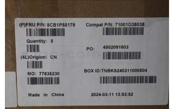 Lenovo 5CB1P55179 COVER Upper Case ASM RUS C 83DG LGBLAI