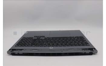Lenovo 5CB1P55578 C-Cover with keyboard, French, Luna Grey, RGB Backlight, US