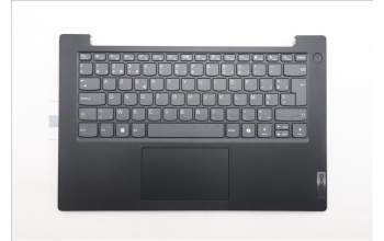 Lenovo 5CB1P73678 C-Cover with keyboard, Belgian, Black, Non-Fingerprint, UK