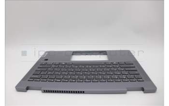 Lenovo 5CB1P74340 C-Cover with keyboard, Arabic, Luna Grey, FingerPrint, US