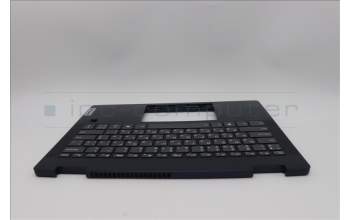 Lenovo 5CB1P74386 C-Cover with keyboard, Ukraine, Cosmic Blue, FingerPrint