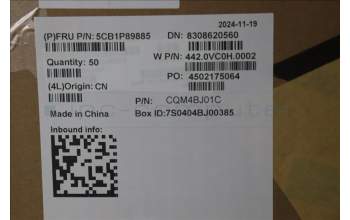 Lenovo 5CB1P89885 COVER Hinge Cover W 83J3 CG