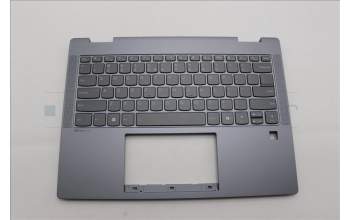 Lenovo 5CB1Q43251 C-Cover with keyboard, US English Euro, Luna Grey, Fingerprint, US