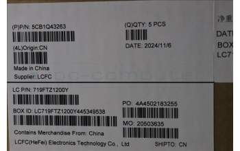 Lenovo 5CB1Q43263 COVER Upper Case ASM_CZE/SLK L 83LKLG BL