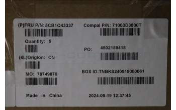 Lenovo 5CB1Q43337 COVER UpperCase ITA C83HL FP CG BLAI AL