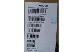 Lenovo 5CB1R08048 C-Cover with keyboard, UK English, Cosmic Blue, Backlight, 4CELL, UK
