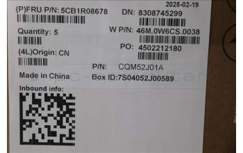 Lenovo 5CB1R08678 C-Cover with keyboard, Nordic, Arctic Grey, Backlight, H-series, UK