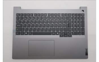 Lenovo 5CB1R08841 C-Cover with keyboard, Portuguese, Arctic Grey, Non-Backlight, H-series, UK